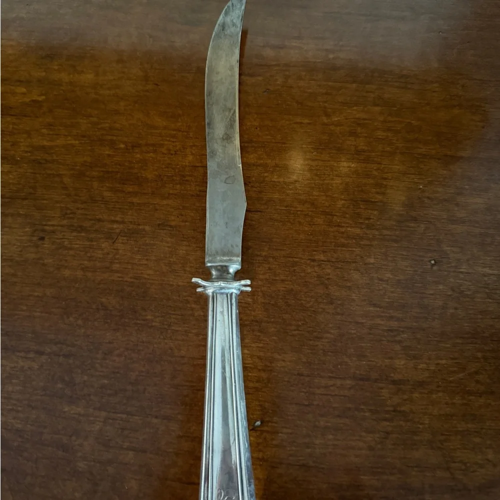 Dominic and Haff Vintage carving set,sterling handled,Elegant Silver Carving Set